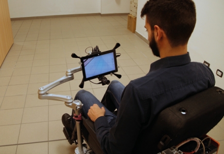 THE WHEELCHAIR CONTROLLED BY GAZE